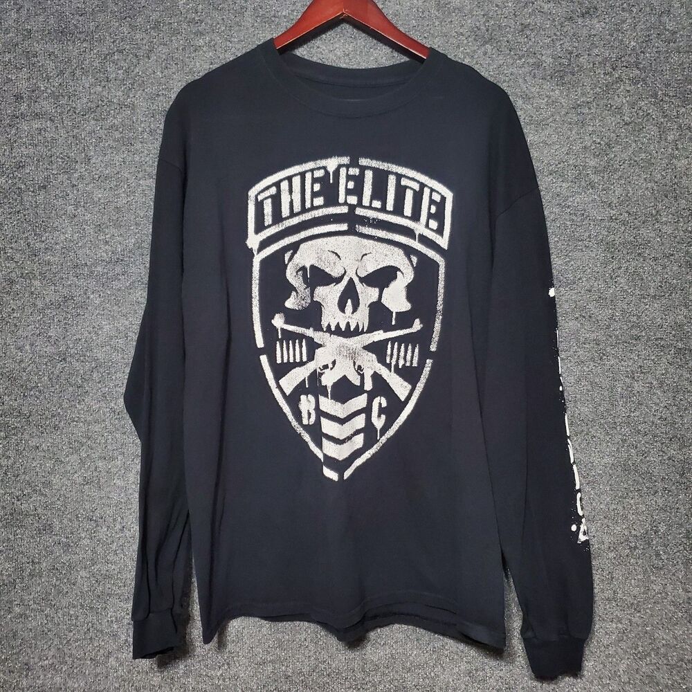 Pro Wrestling Tees The Elite Shirt Mens XL Kenny Omega Graphic Skull Grunge Gym